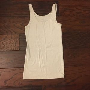 Silver Tank Top Size M